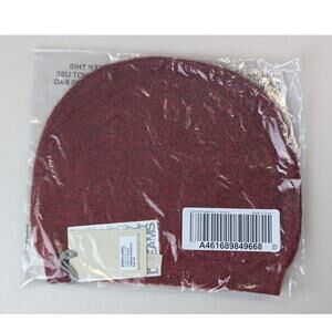 NWT Barefoot Dreams CozyChic Lite Confetti Beanie Red Crimson Soft Fuzzy Gift